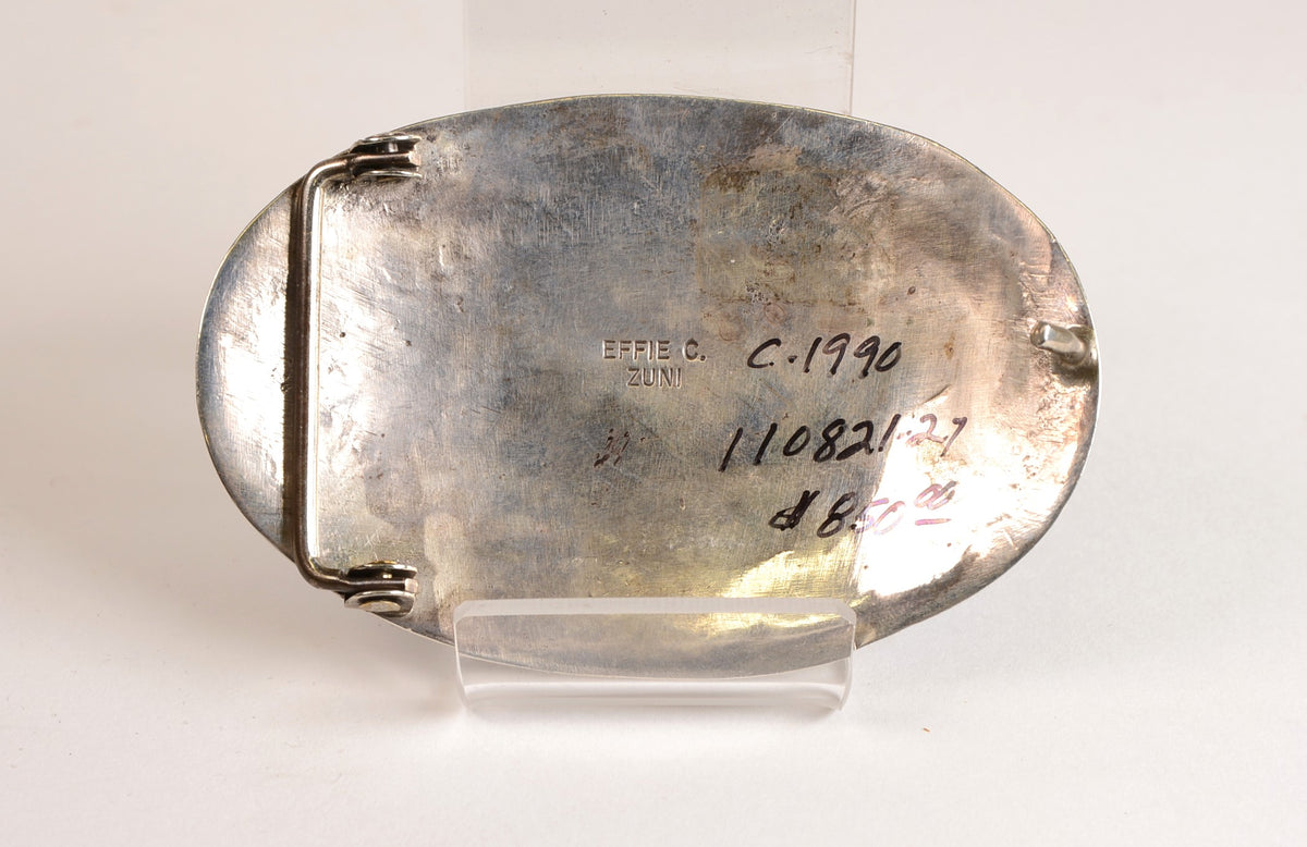 Zuni Belt Buckle by Effie Calavaza