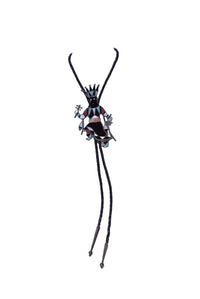 Zuni Bolo: Large Apache Gahn Dancer by Verna Lunasee