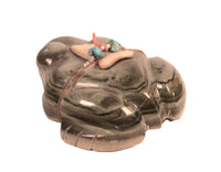 Very Large Serpentine Frog Fetish By Peter and Dinah Gasper