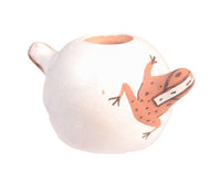 Zuni Pueblo Miniature Frog Seed Jar By Agnes Peynetsa