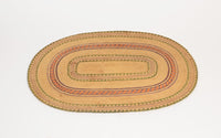 Large Makah Oval Flat Basket Tray