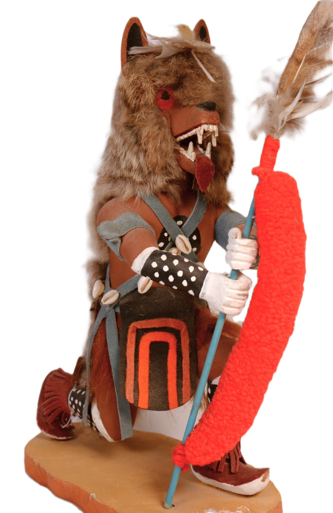 Hopi Pueblo Wolf Kachina Doll