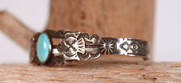 Navajo Turquoise Bracelet By Fred Harvey
