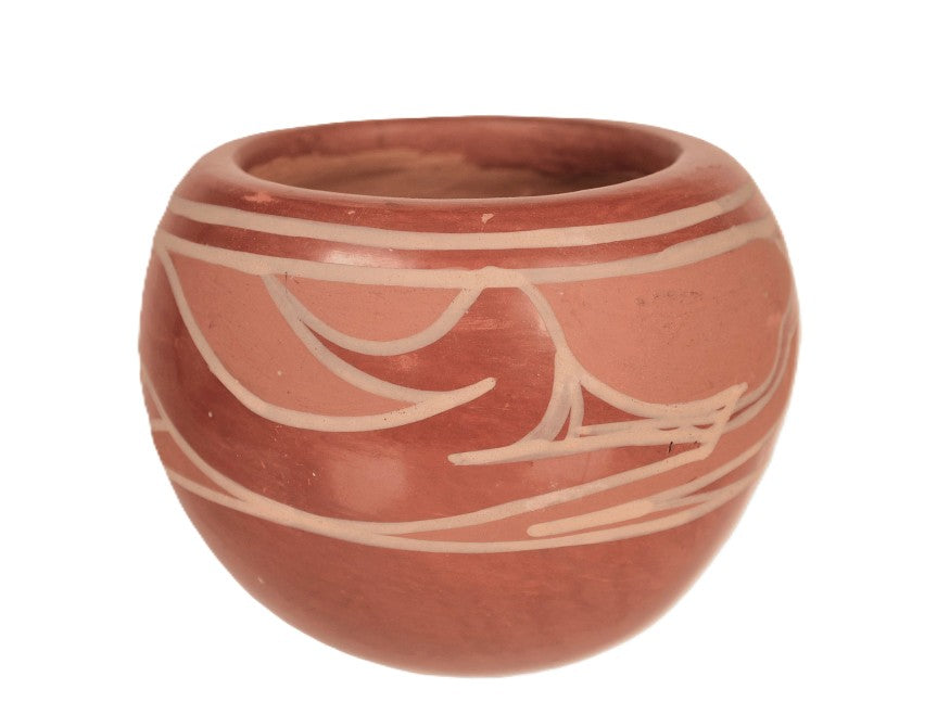 Santa Clara Pueblo Red Polychrome Pottery