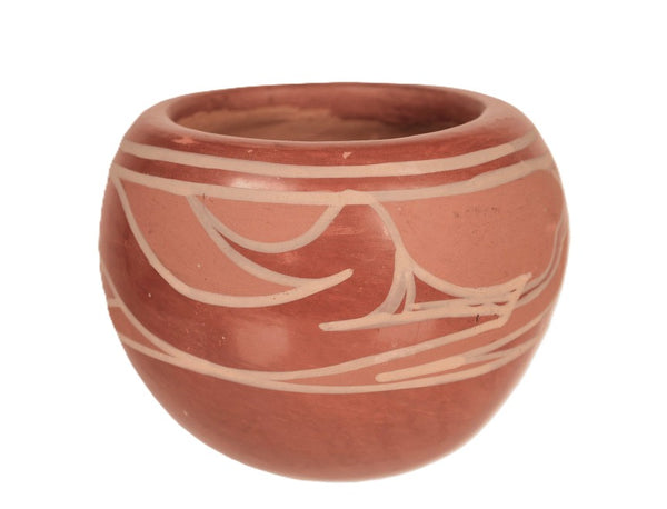 Santa Clara Pueblo Red Polychrome Pottery