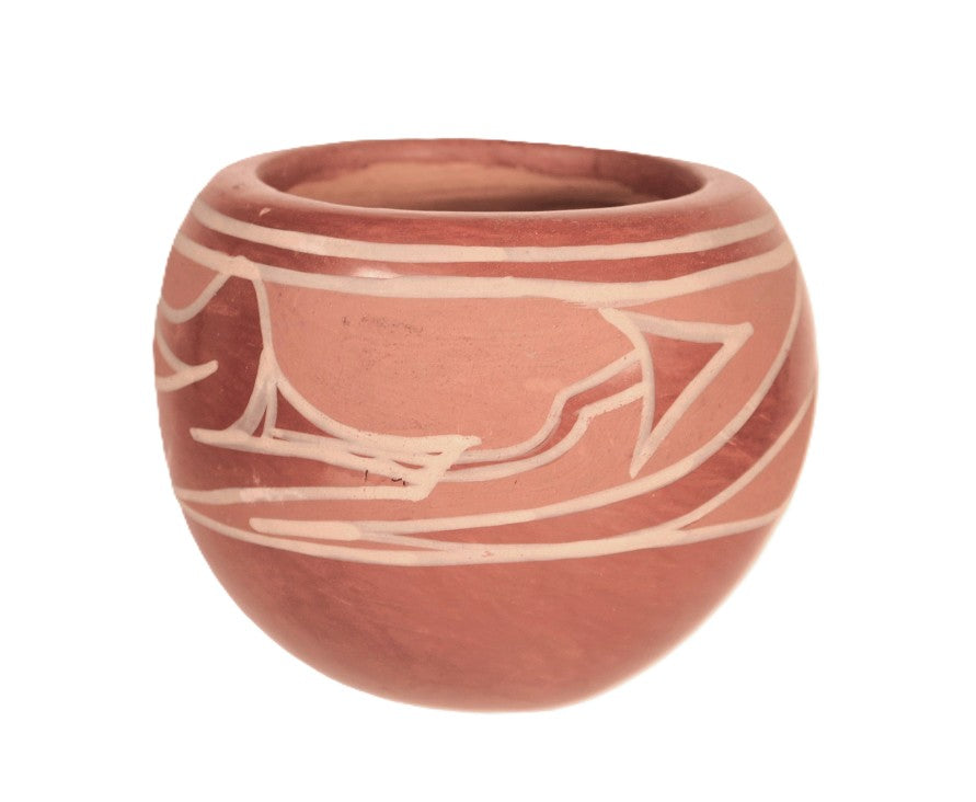 Santa Clara Pueblo Red Polychrome Pottery