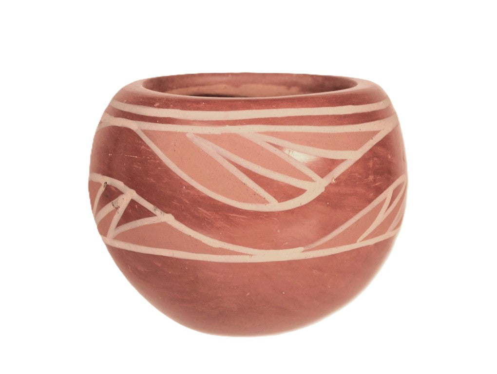 Santa Clara Pueblo Red Polychrome Pottery