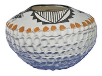 Acoma Polychrome Corrugated signed  "Norma Jean, Acoma NM"