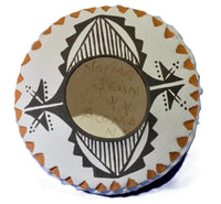 Acoma Polychrome Corrugated signed  "Norma Jean, Acoma NM"