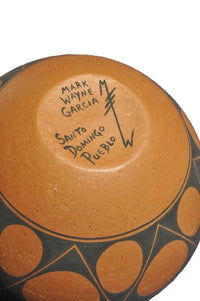 Santo Domingo Pottery By Noted Potter Mark Wayne Garcia