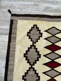 Early Navajo Ganado Rug with Cloud Motif
