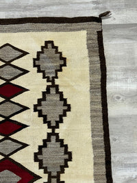 Early Navajo Ganado Rug with Cloud Motif