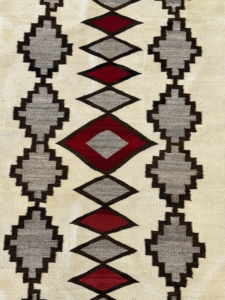 Early Navajo Ganado Rug with Cloud Motif