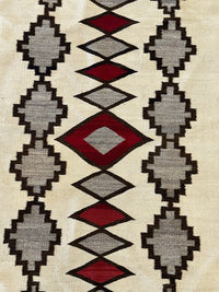 Early Navajo Ganado Rug with Cloud Motif