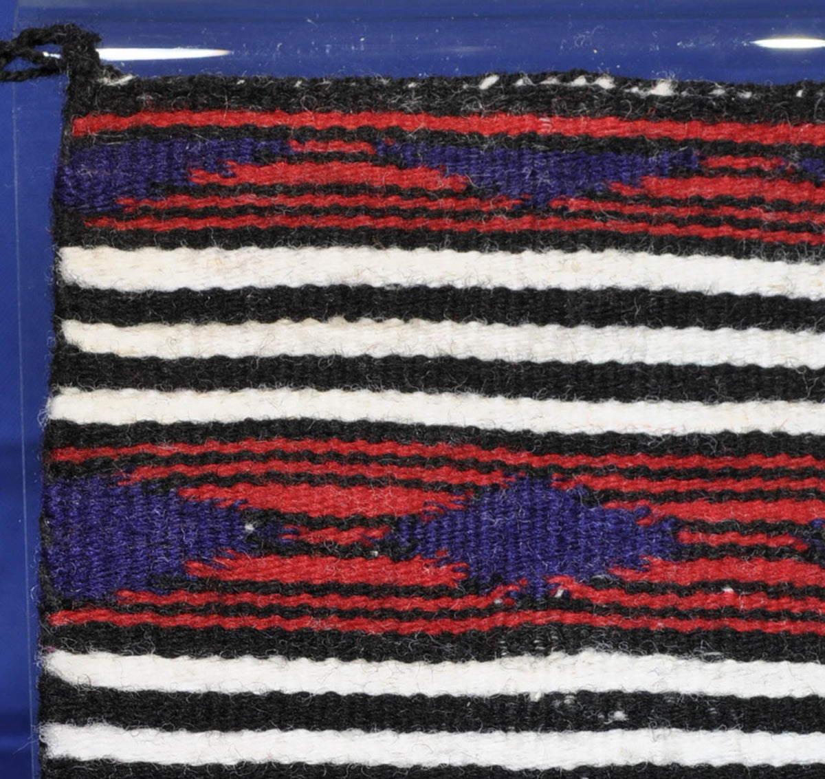 Miniature Navajo rug; Chiefs Blanket