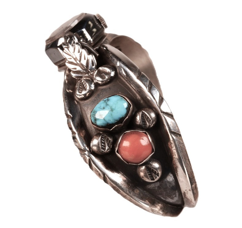 Navajo Sterling Silver Watch Bracelet