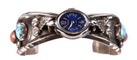 Navajo Sterling Silver Watch Bracelet
