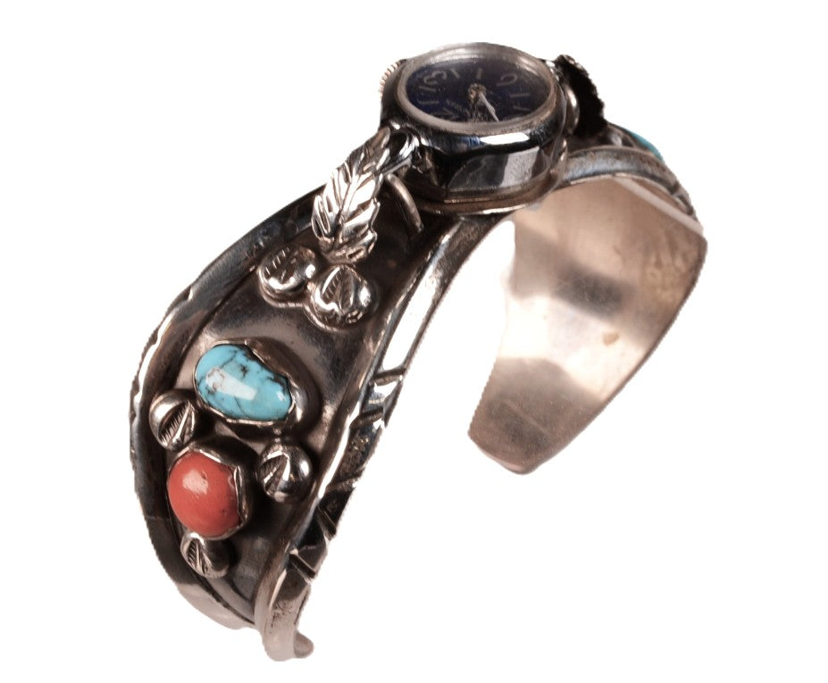 Navajo Sterling Silver Watch Bracelet