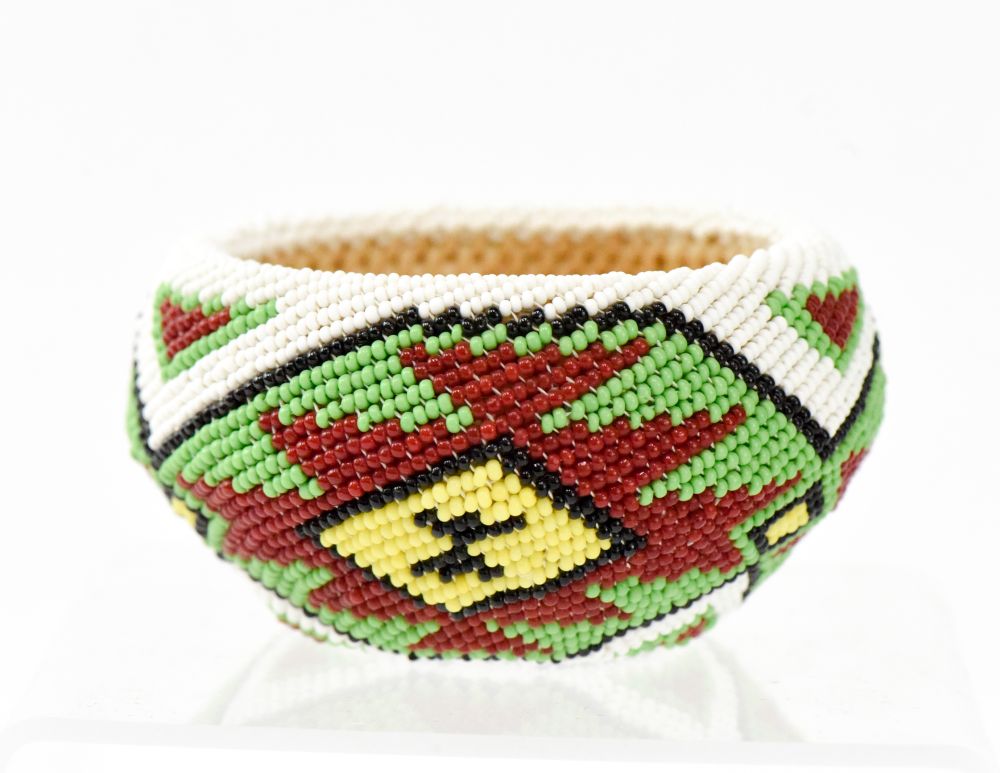 Paiute beaded basket