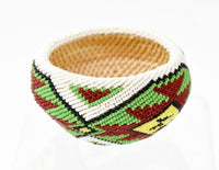 Paiute beaded basket