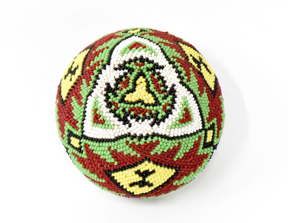 Paiute beaded basket