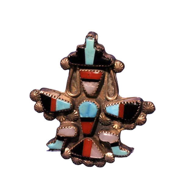 Zuni Knife Winged Diety Pin