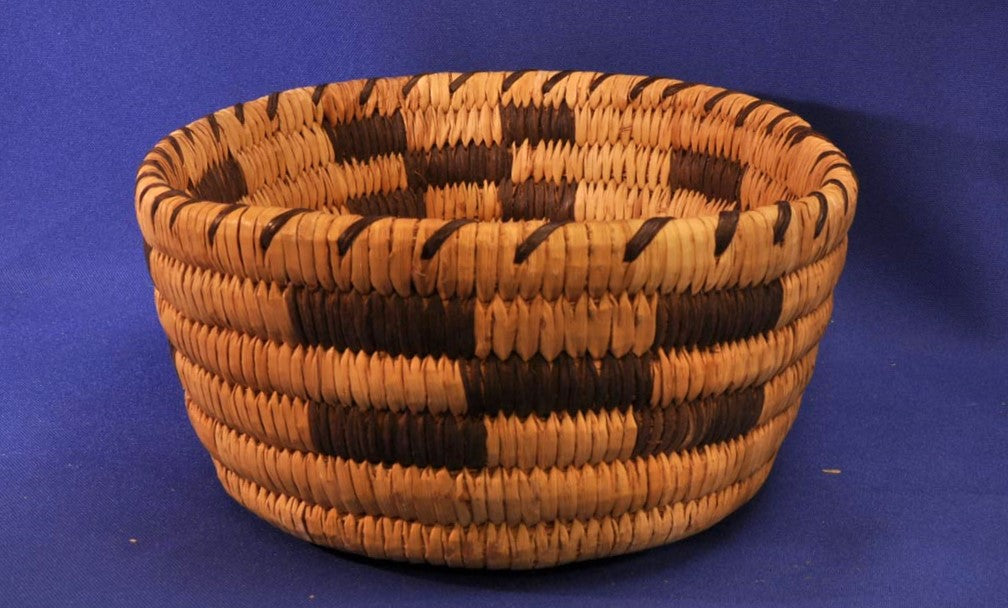 Papago basket with Water Skater motif