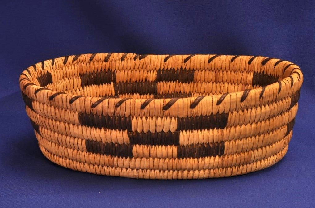 Papago basket with Water Skater motif