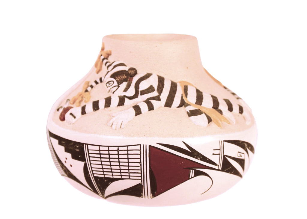 Hopi Pueblo Pottery Jar By H. Jim