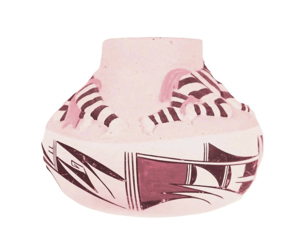 Hopi Pueblo Pottery Jar By H. Jim