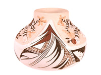 Hopi Pueblo Pottery Jar By H. Jim