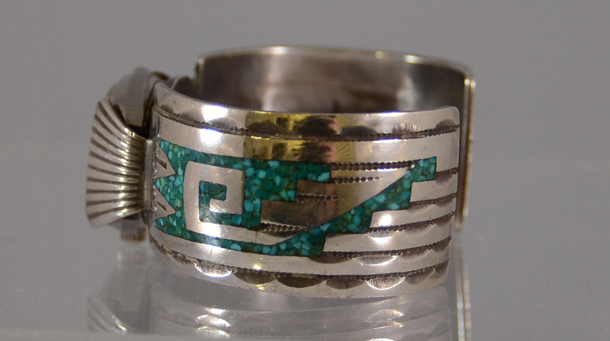 Navajo Thomas Singer Watch Cuff Bracelet