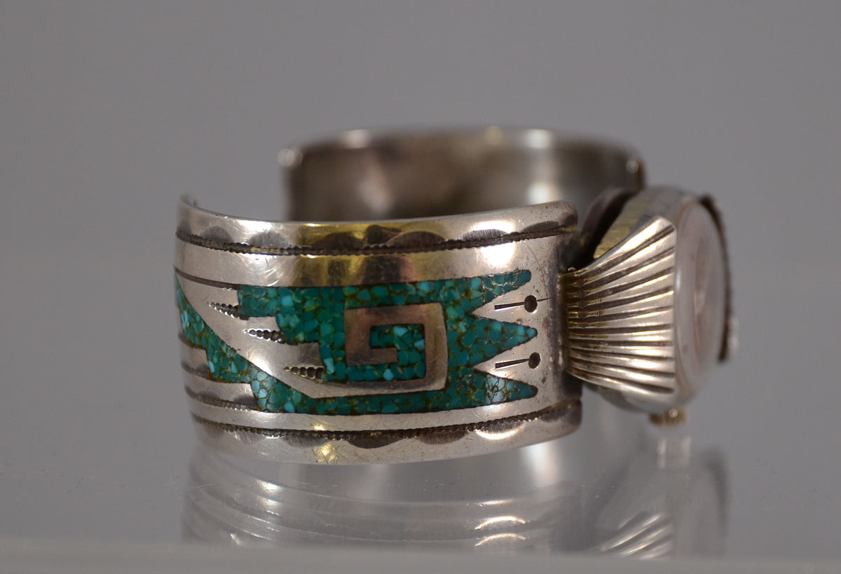 Navajo Thomas Singer Watch Cuff Bracelet