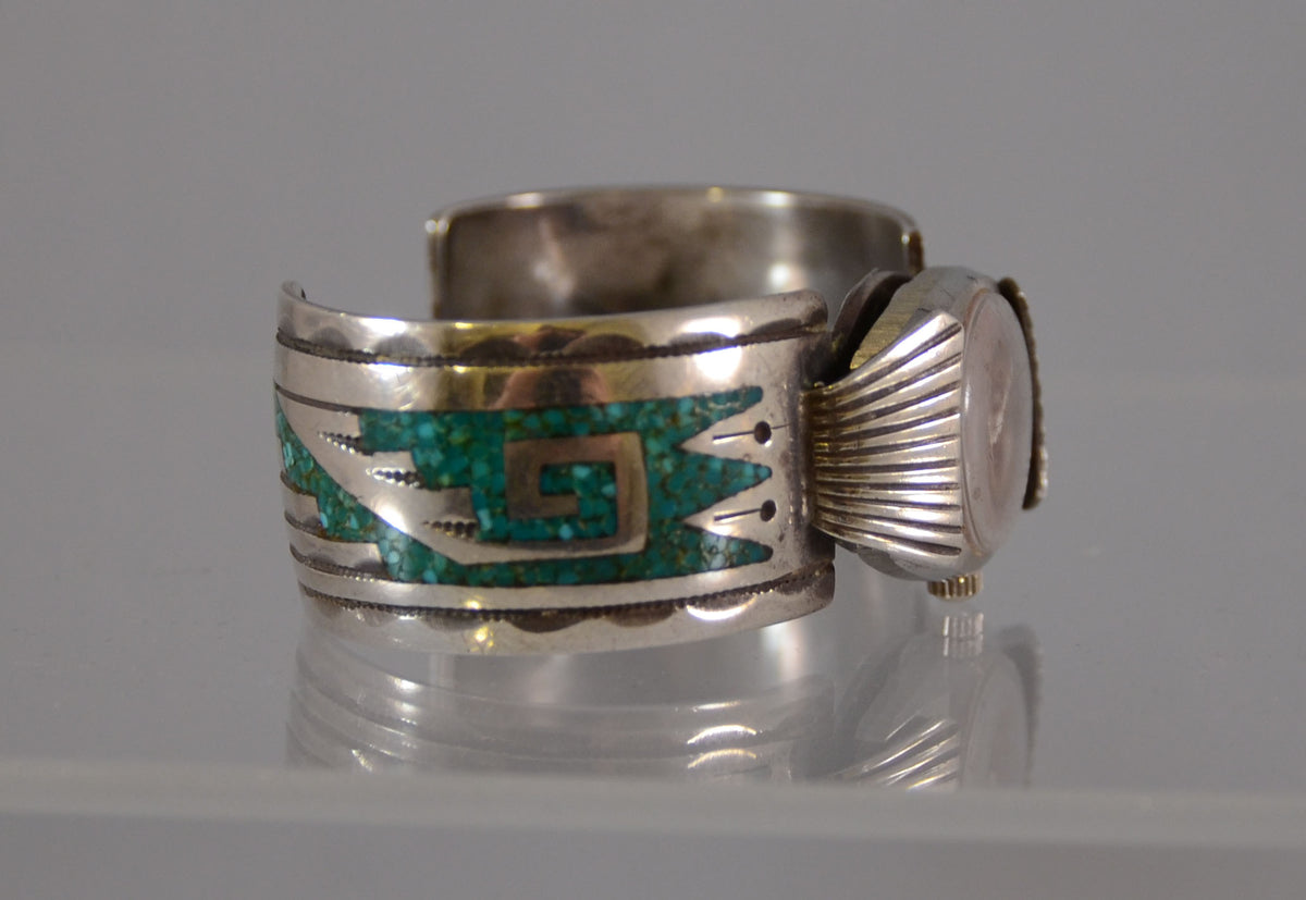 Navajo Thomas Singer Watch Cuff Bracelet