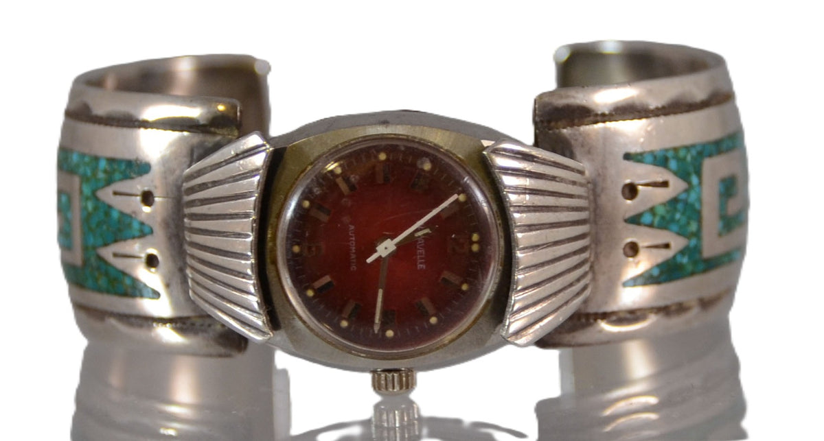 Navajo Thomas Singer Watch Cuff Bracelet