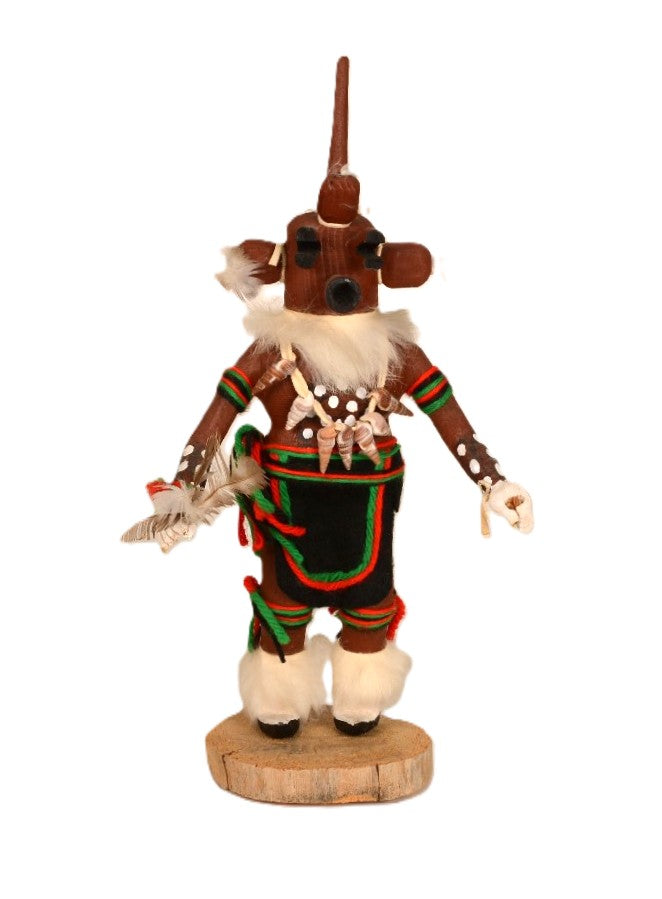 Navajo Kachina Mudhead Doll By B. Calvin