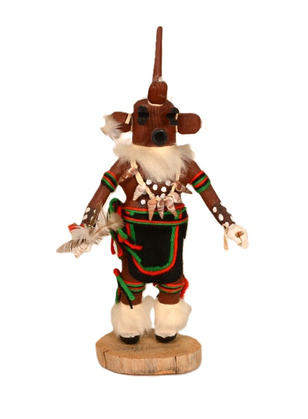 Navajo Kachina Mudhead Doll By B. Calvin