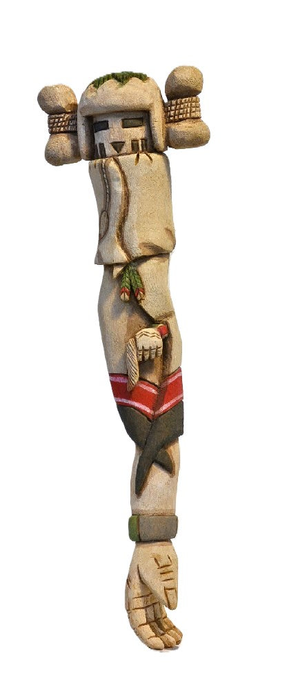 Hopi Pueblo Snow Maiden Hand Sculpture Kachina Doll