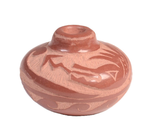 Santa Clara Pueblo Miniature Pottery By Grace Medicine Flower