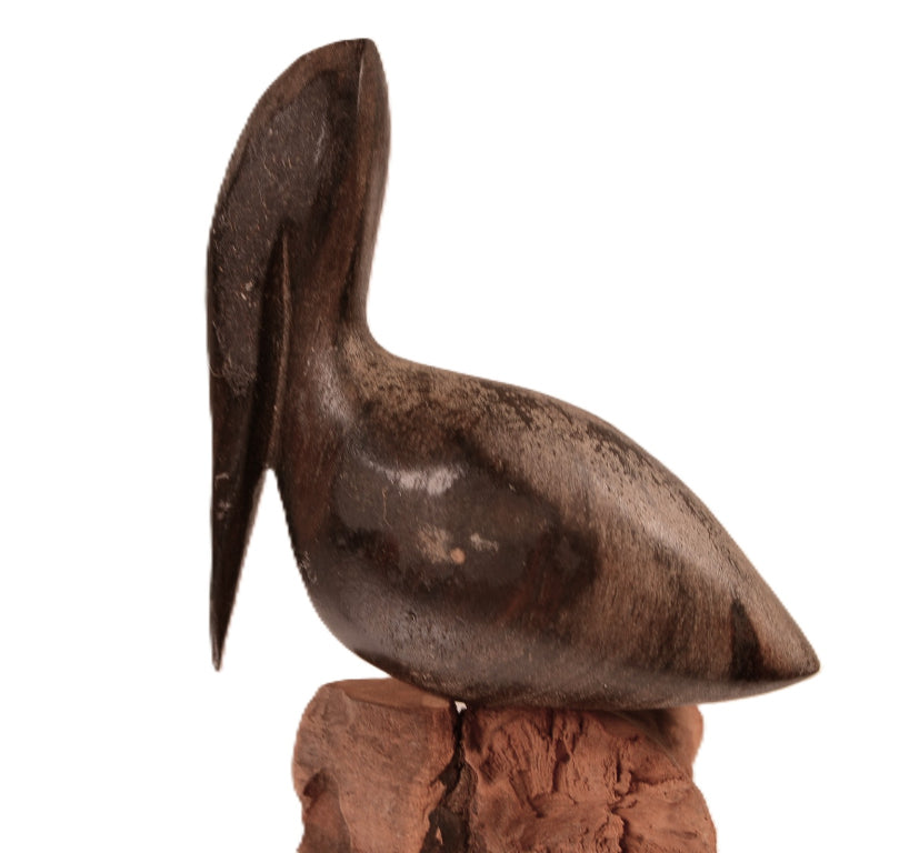 Mexican Small Pelican Carving