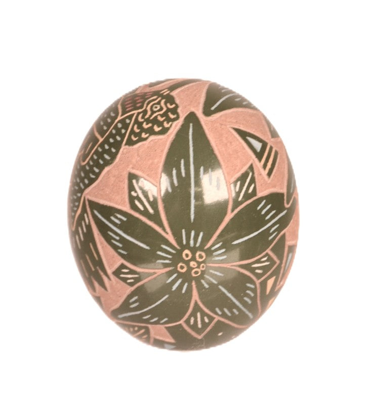 Santa Clara Pueblo Pottery Egg By Joseph Lonewolf