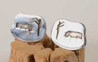 Mexican Silver - Vintage Taxco Cuff Links
