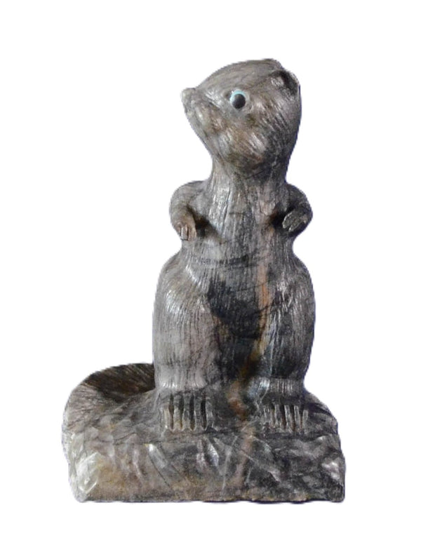 Squirrel Fetish in Picasso Marble by G. Lasiloo