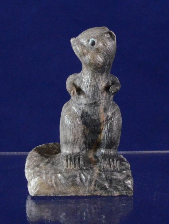 Squirrel Fetish in Picasso Marble by G. Lasiloo