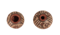 Santa Clara Pueblo Miniature Pottery By Margaret and Luther Gutierrez Pair of 2
