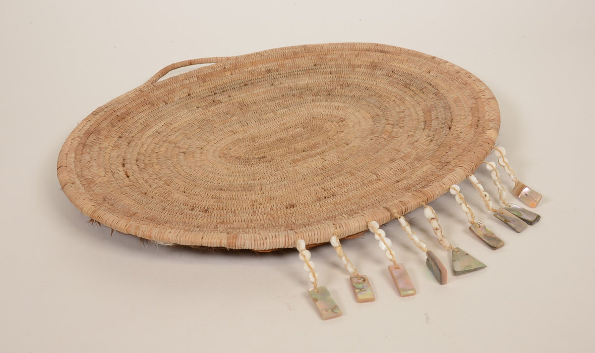 Large Pomo Feather basket