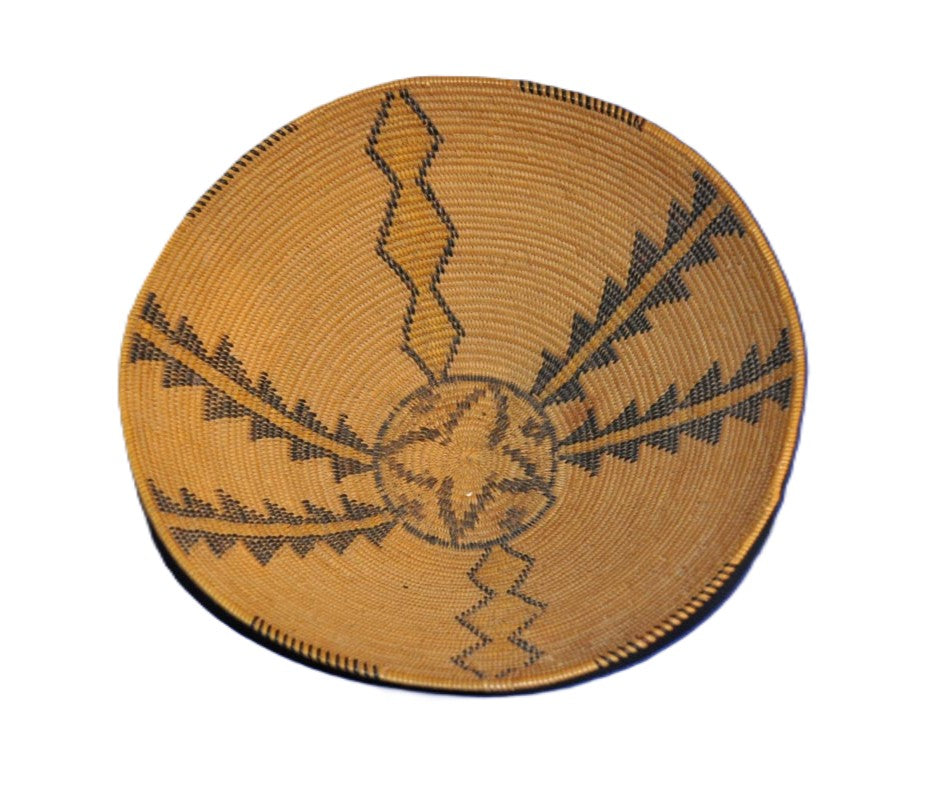 Panamint Polychrome Basketry Bowl