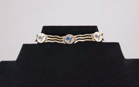 Taxco Sterling Silver and Inlay Bracelet