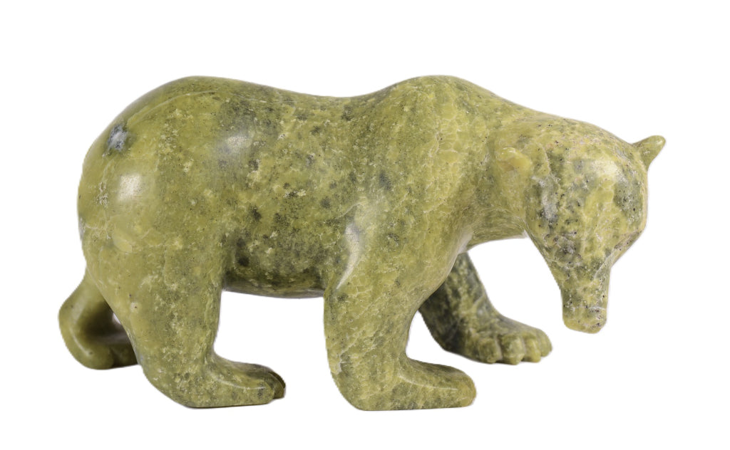 Inuit Bear Carving By Paul Quviq Malliki