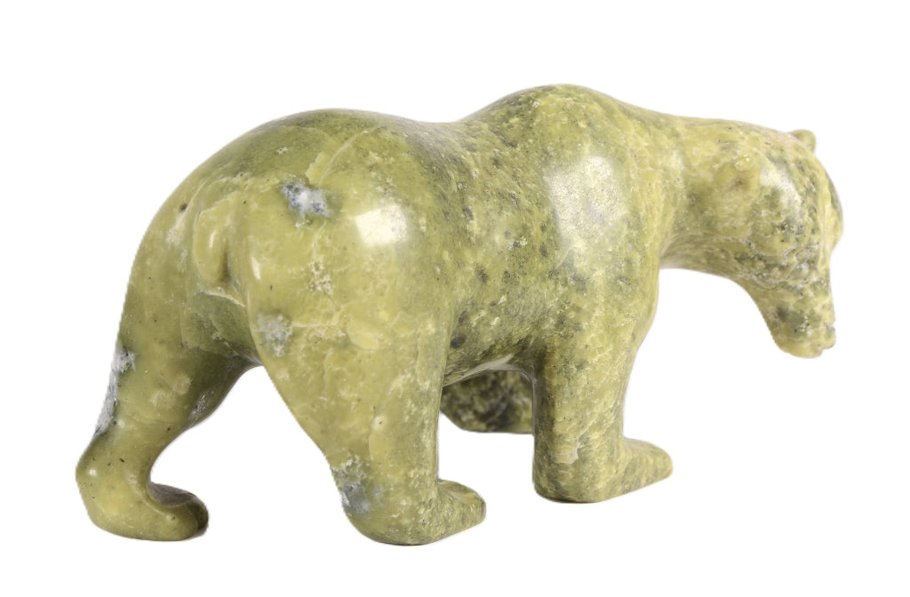 Inuit Bear Carving By Paul Quviq Malliki